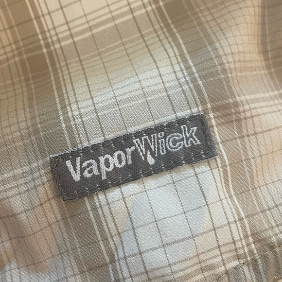 The North Face Top Plaid VaporWick Large Lightweight - Picture 9 of 11